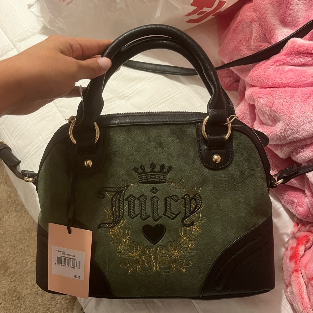 Juicy couture green heritage bag